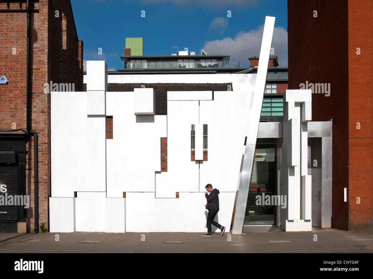 Der 42nd Street-Charity-Gebäude. Great Ancoats Street, Ancoats, Manchester, England, Vereinigtes Königreich. Maurice Shapero, 2012. Stockfoto