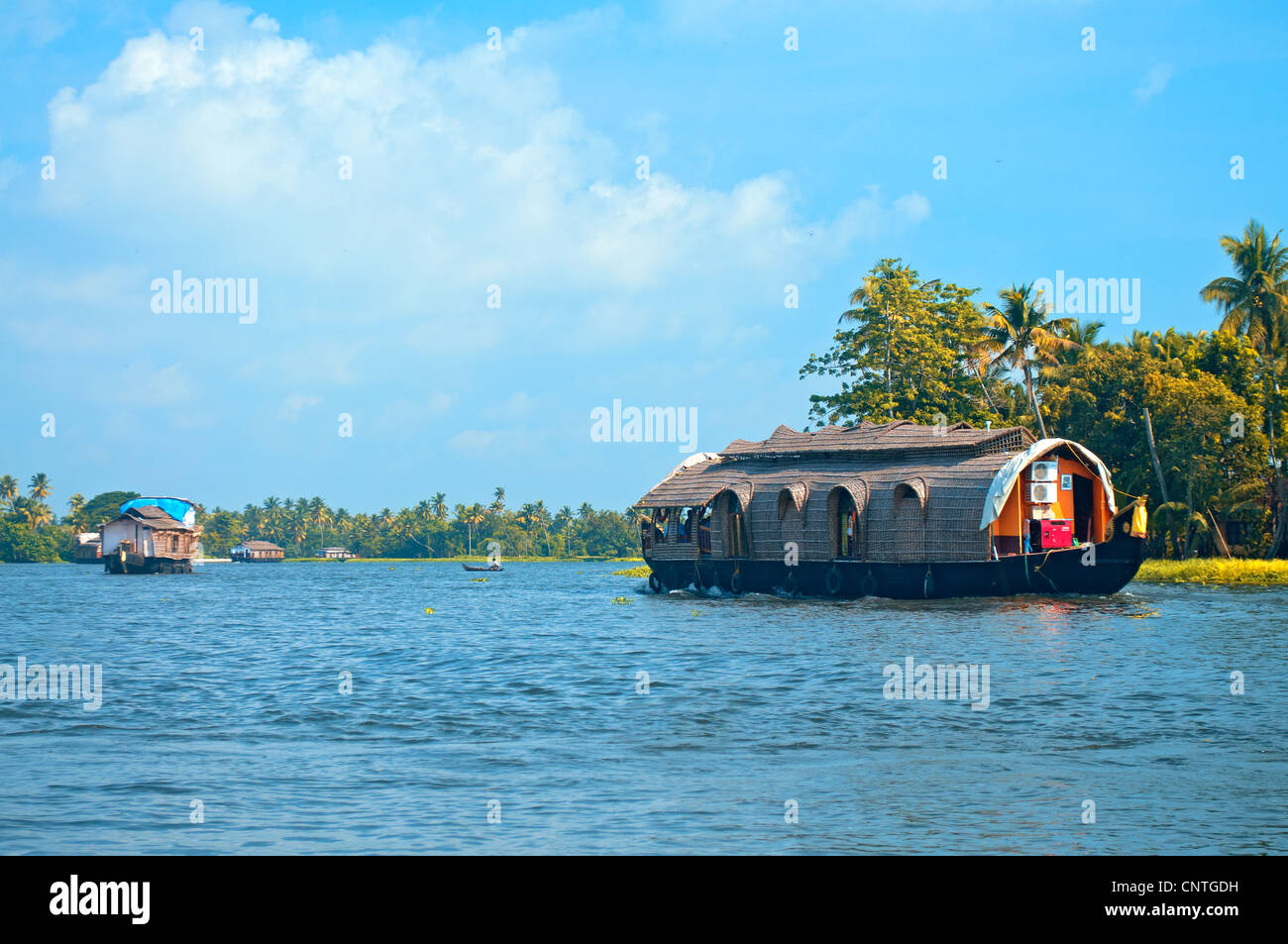 Hausboot Stockfoto