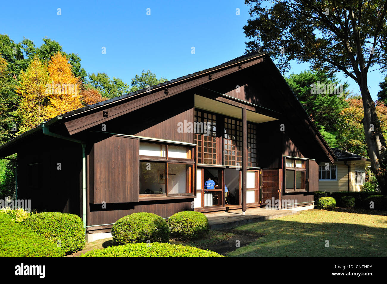 Haus von Kunio Maekawa, Edo-Tokyo Museum unter freiem Himmel architektonische, Koganei City, Tokyo, Japan Stockfoto