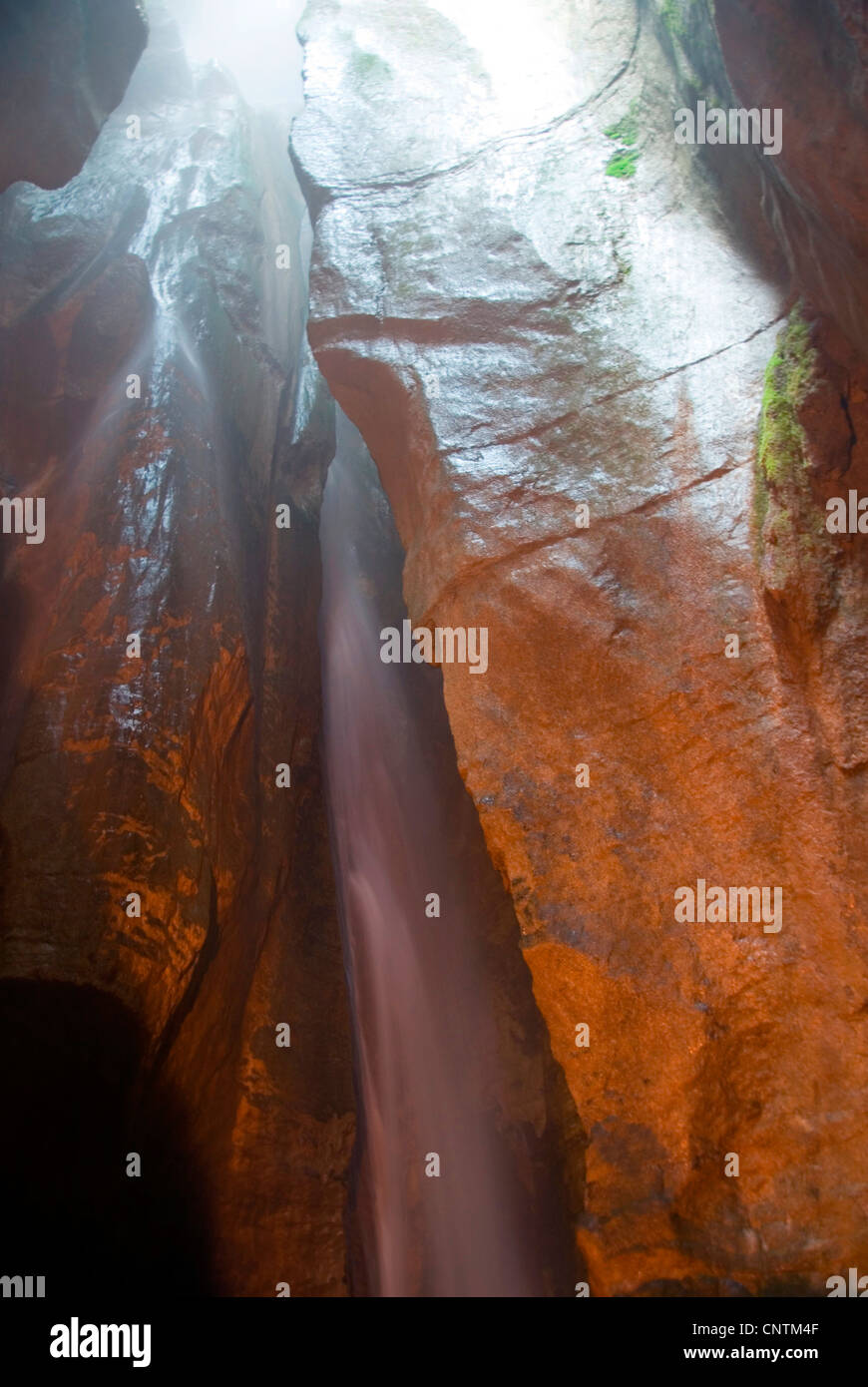 Varone Wasserfall, Italien, Südtirol, Riva Del Garda Stockfoto