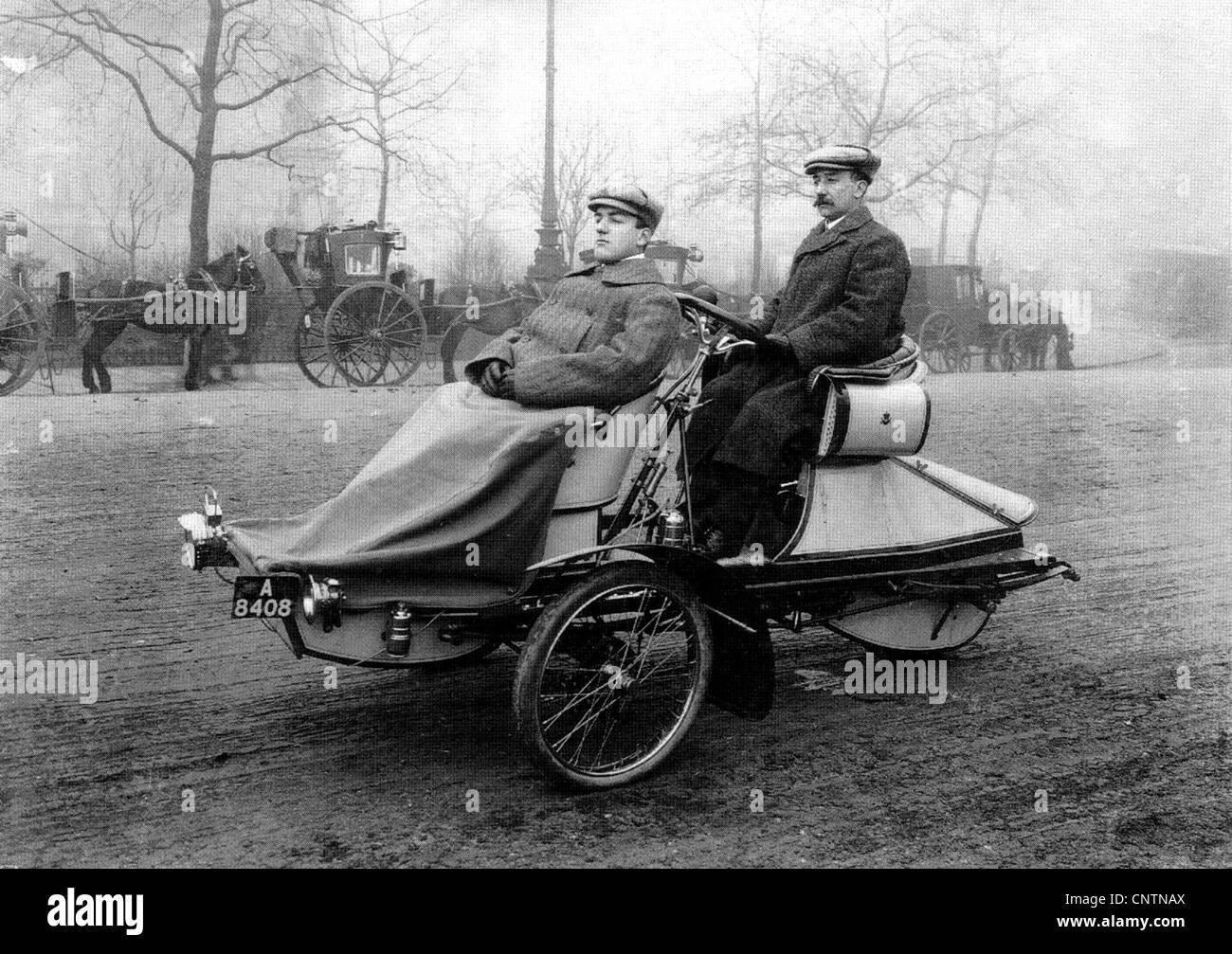 Transport / Transport, Auto, Dreirad, London, Großbritannien, um 1905, Zusatzrechte-Abferenzungen-nicht vorhanden Stockfoto