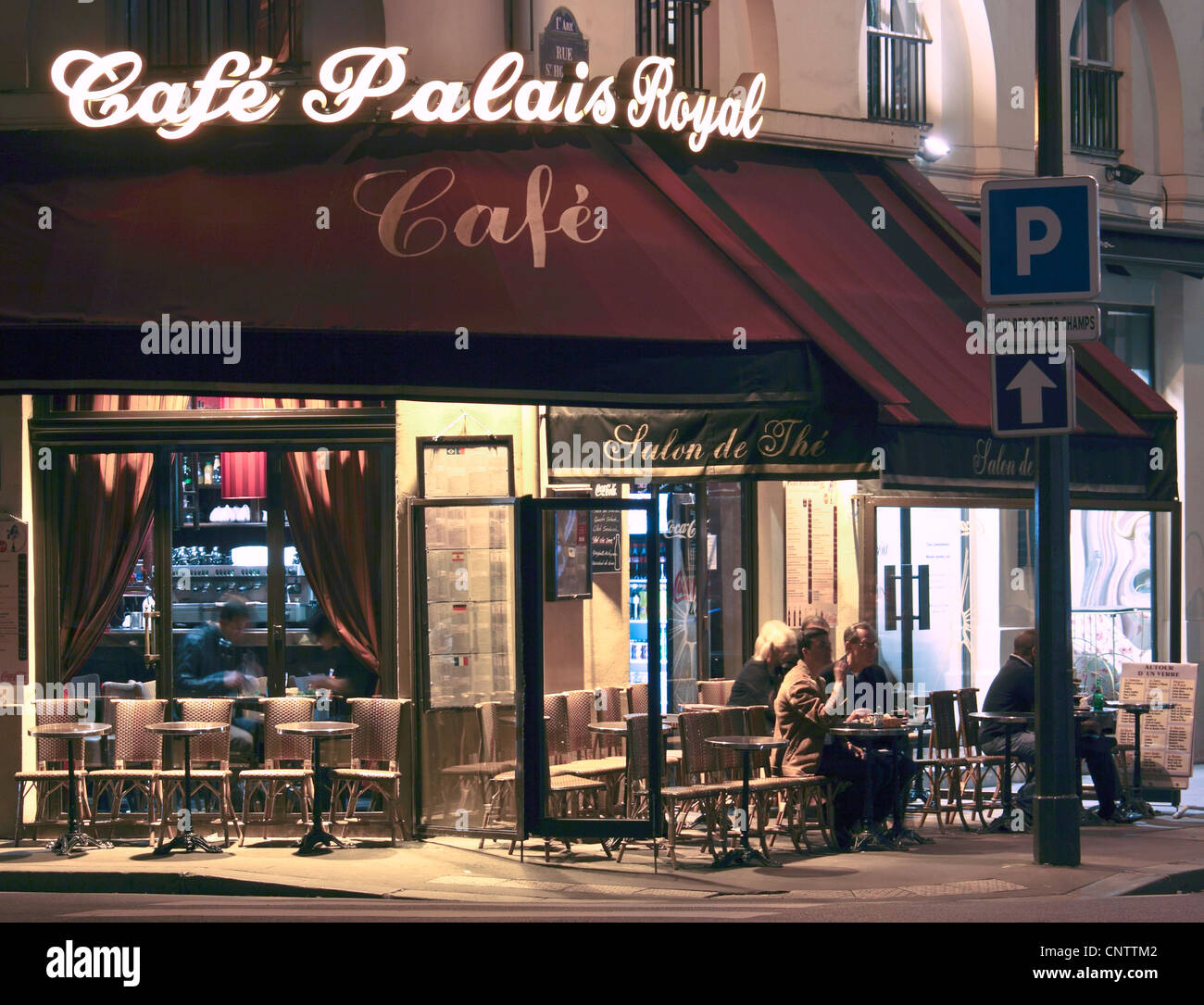 Cafe Palais Royal, Paris, Frankreich Stockfoto