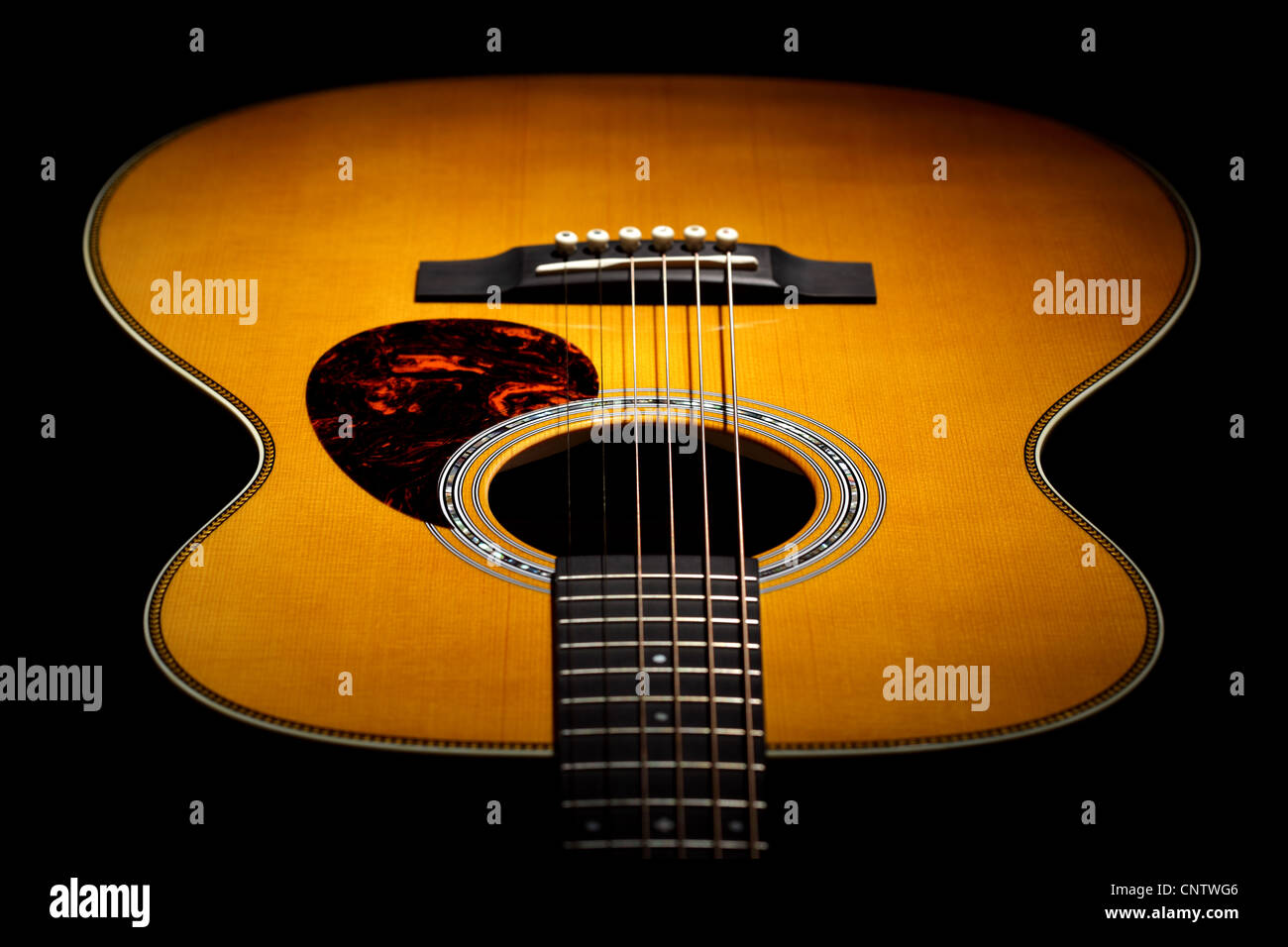 Akustik Gitarre Stockfoto