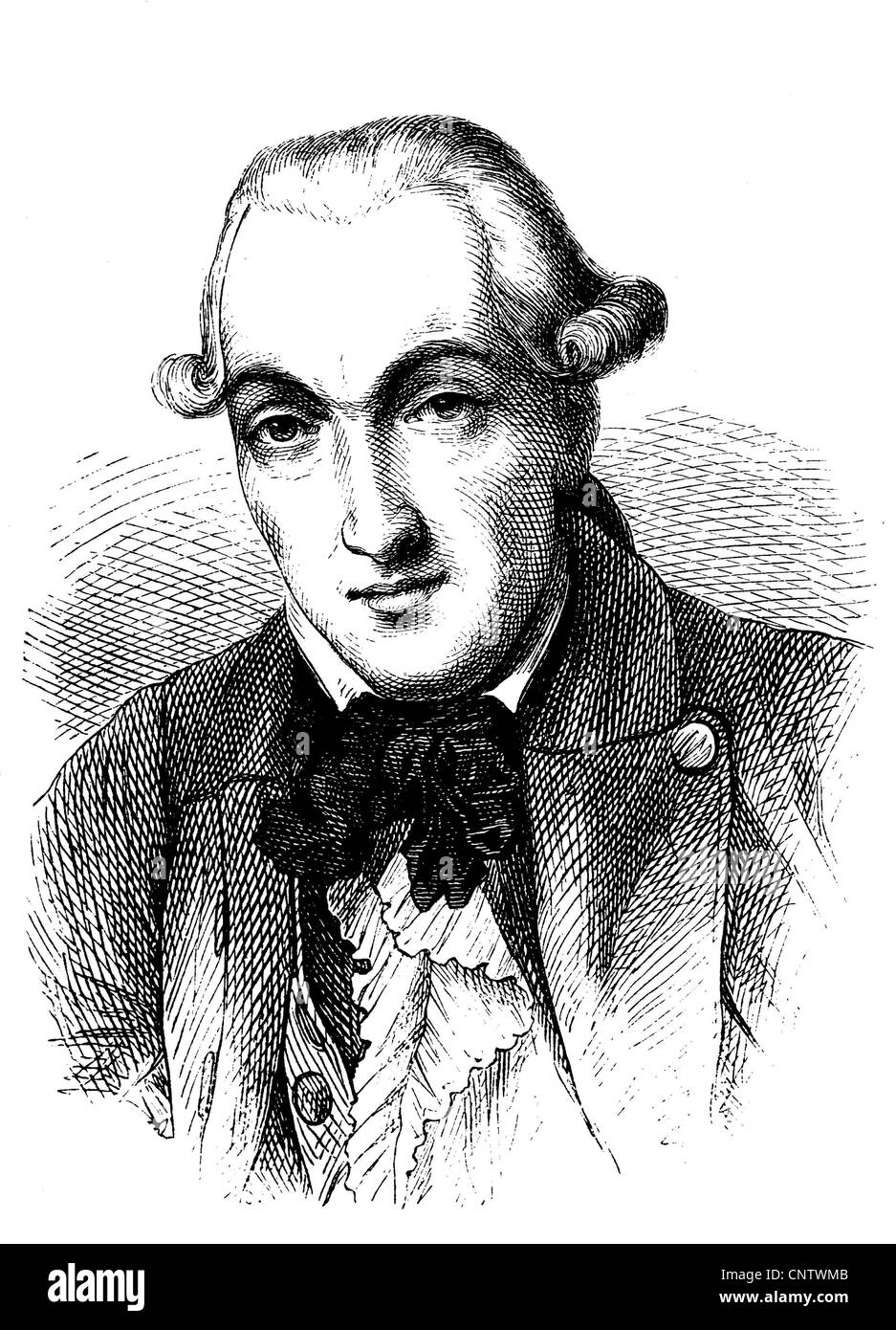 Carl Heinrich Merck, 1761-1799, ein deutscher Arzt und Teilnehmer in einer mehrjährigen Expedition durch Sibirien und Alaska, histor Stockfoto