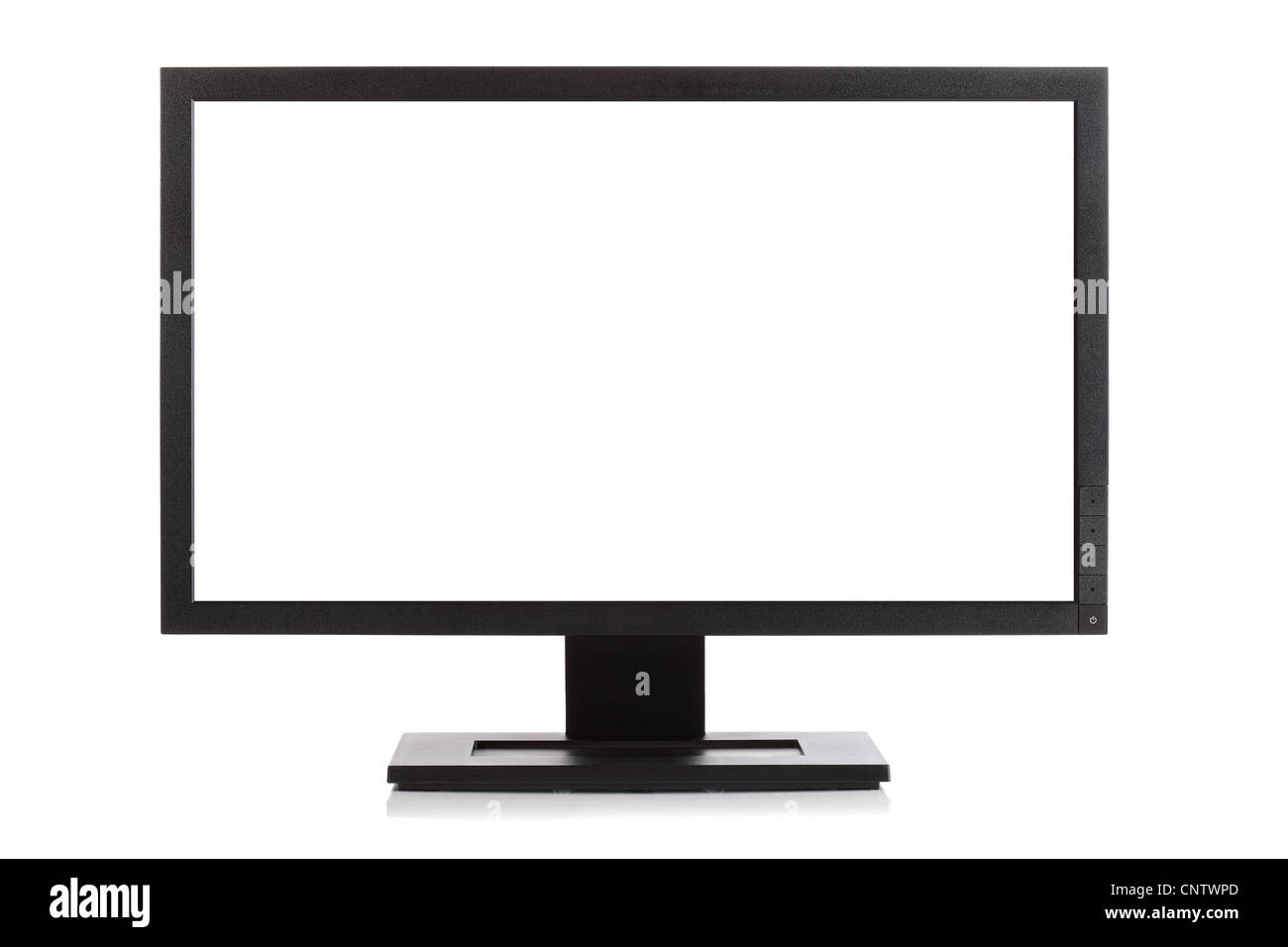 Widescreen-Computer-Monitor oder Fernseher Stockfoto