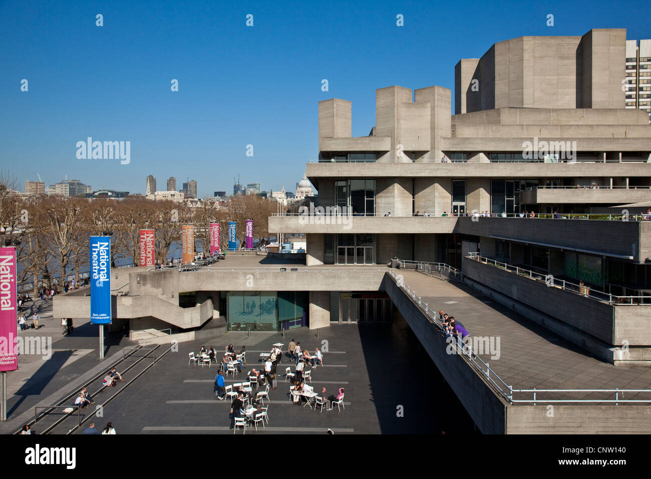 Das National Theatre, London, England Stockfoto