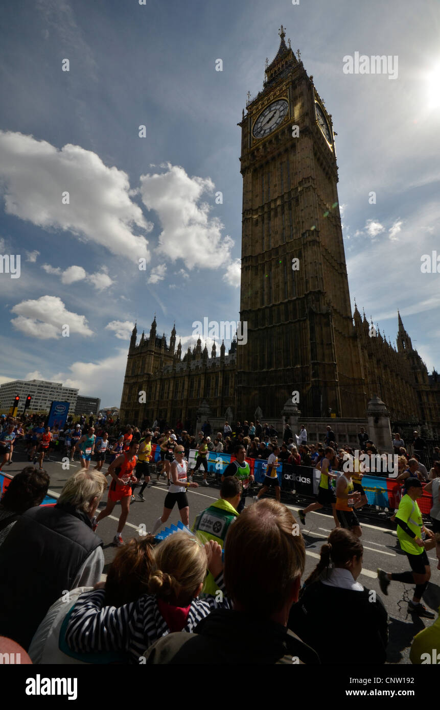 London, UK, 22.04.2012 - Virgin London Marathon 2012 Stockfoto