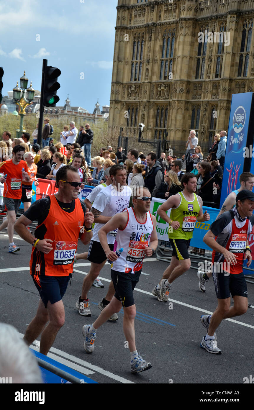 London, UK, 22.04.2012 - Virgin London Marathon 2012 Stockfoto