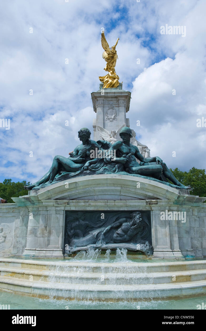 Europa-England-London, Detail der Königin Victoria Denkmal vor Buckingham palace Stockfoto