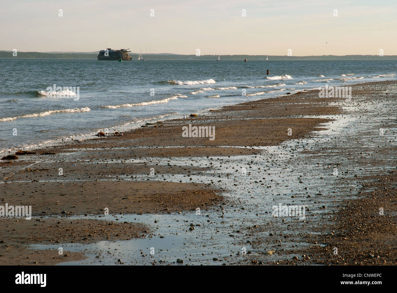 Spitbank Fort, Portsmouth, Hampshire, UK. Stockfoto