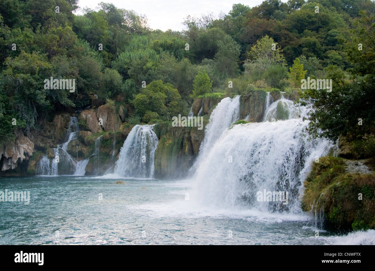 Krka-Nationalpark Krka Wasserfall, Kroatien, Stockfoto