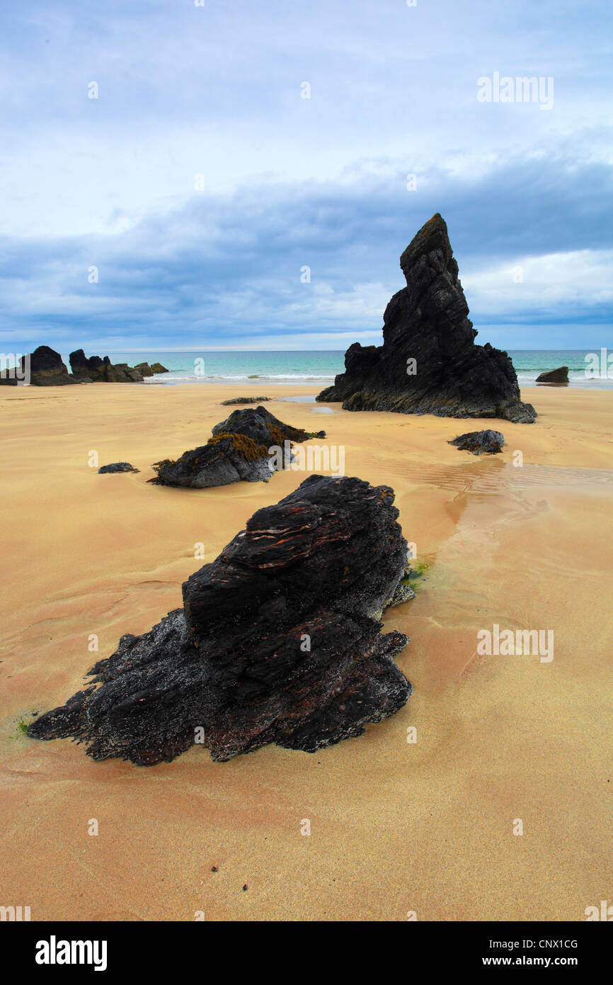 Sango Bay in Sutherland, Großbritannien, Schottland, Sutherland Stockfoto