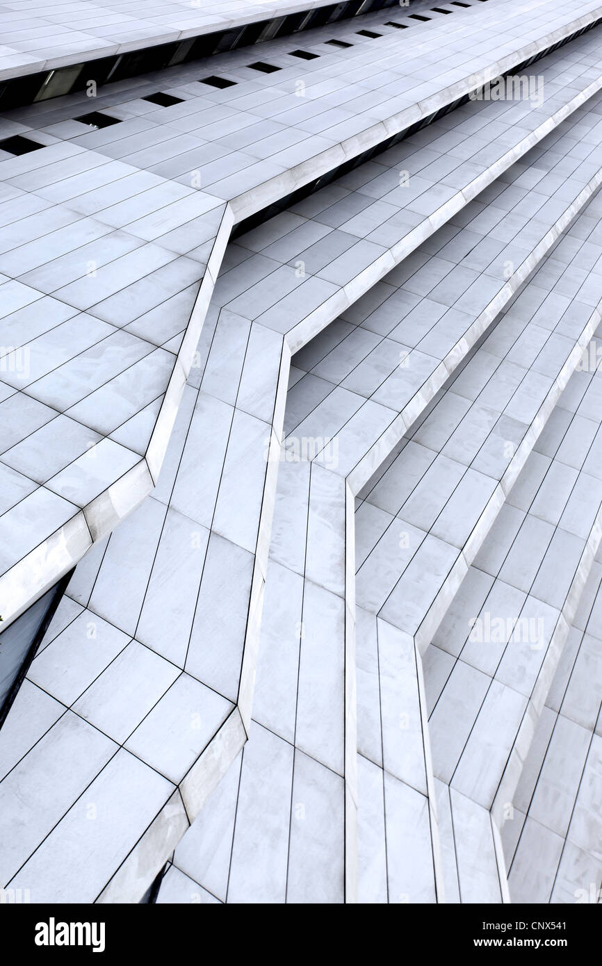 Bürogebäude - architektonischen Hintergrund abstrakt Stockfoto