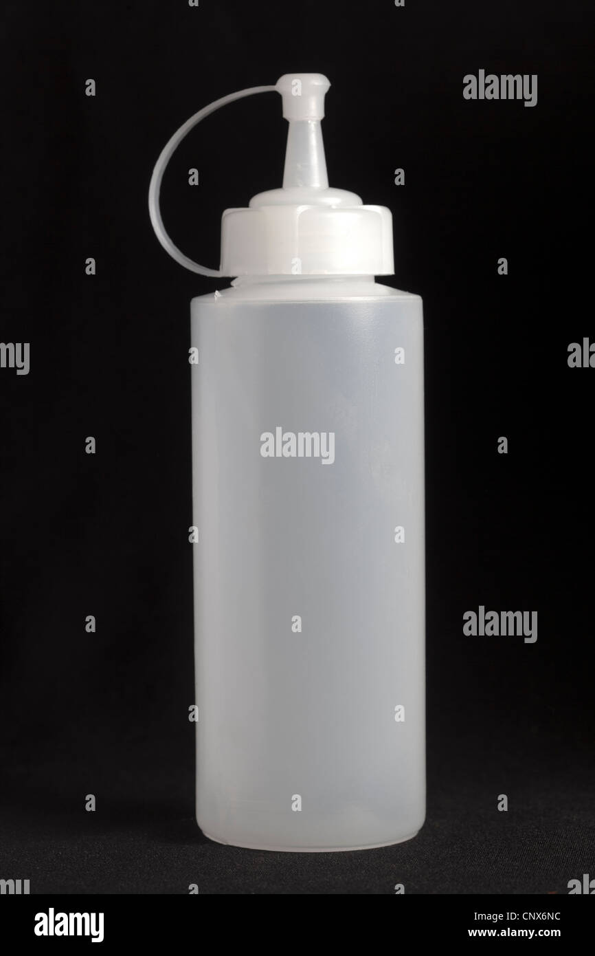 Kunststoff-Flasche oder Flüssigkeitsbehälter Stockfoto