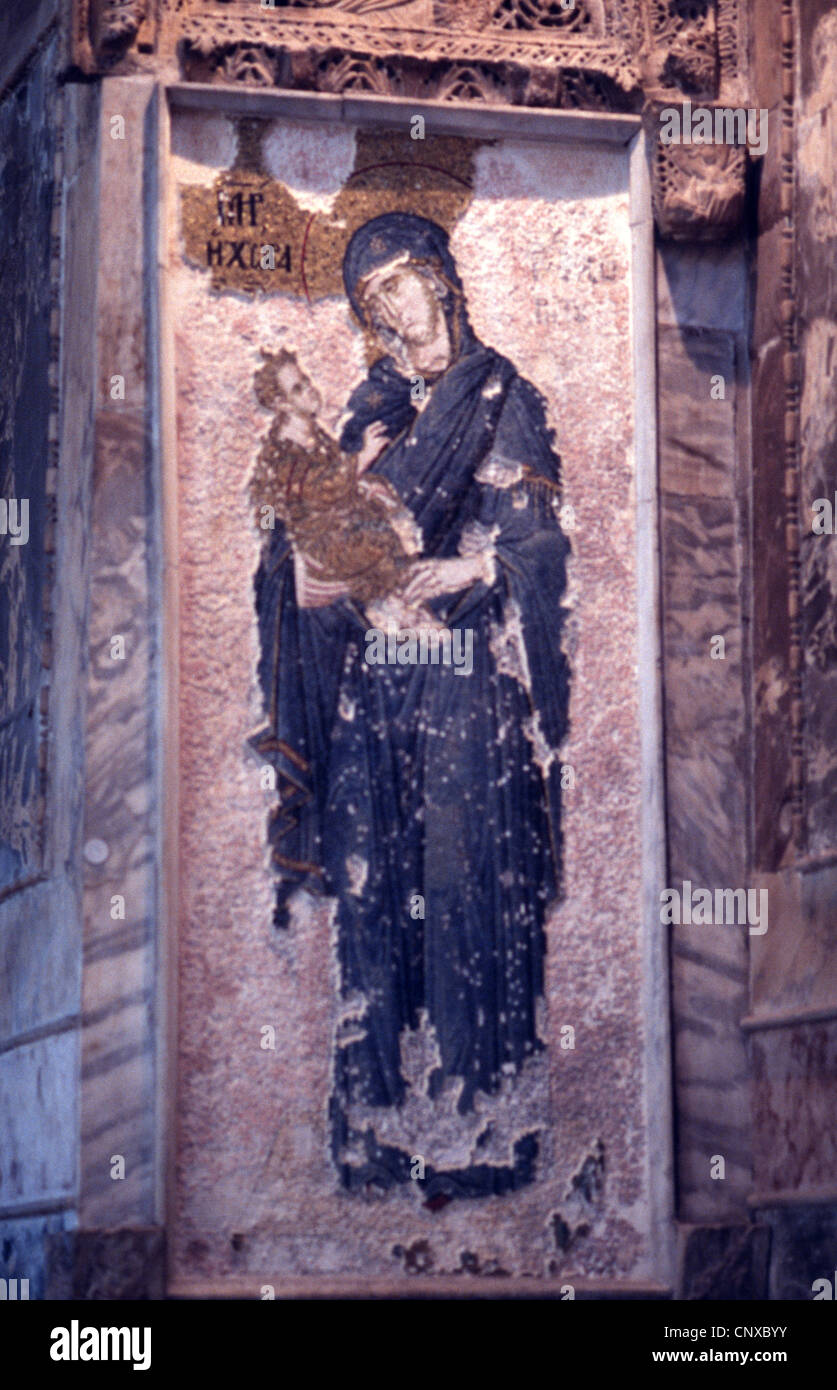 Istanbul: Chora-Kirche - die Jungfrau Hodigitria Stockfoto Istanbul: Chora-Kirche - die Jungfrau Hodigitria Stockfoto