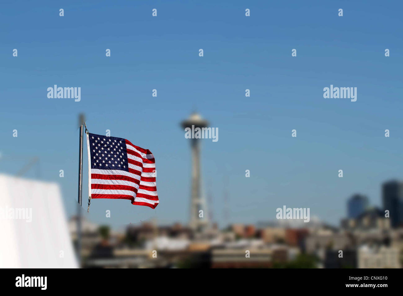 SPACE NEEDLE, SEATTLE, WASHINGTON Stockfoto