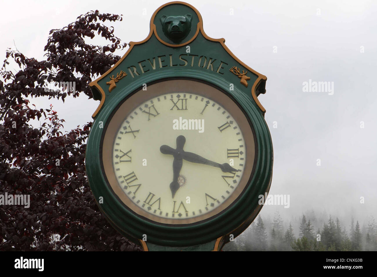 Antike Stadt clock Stockfoto