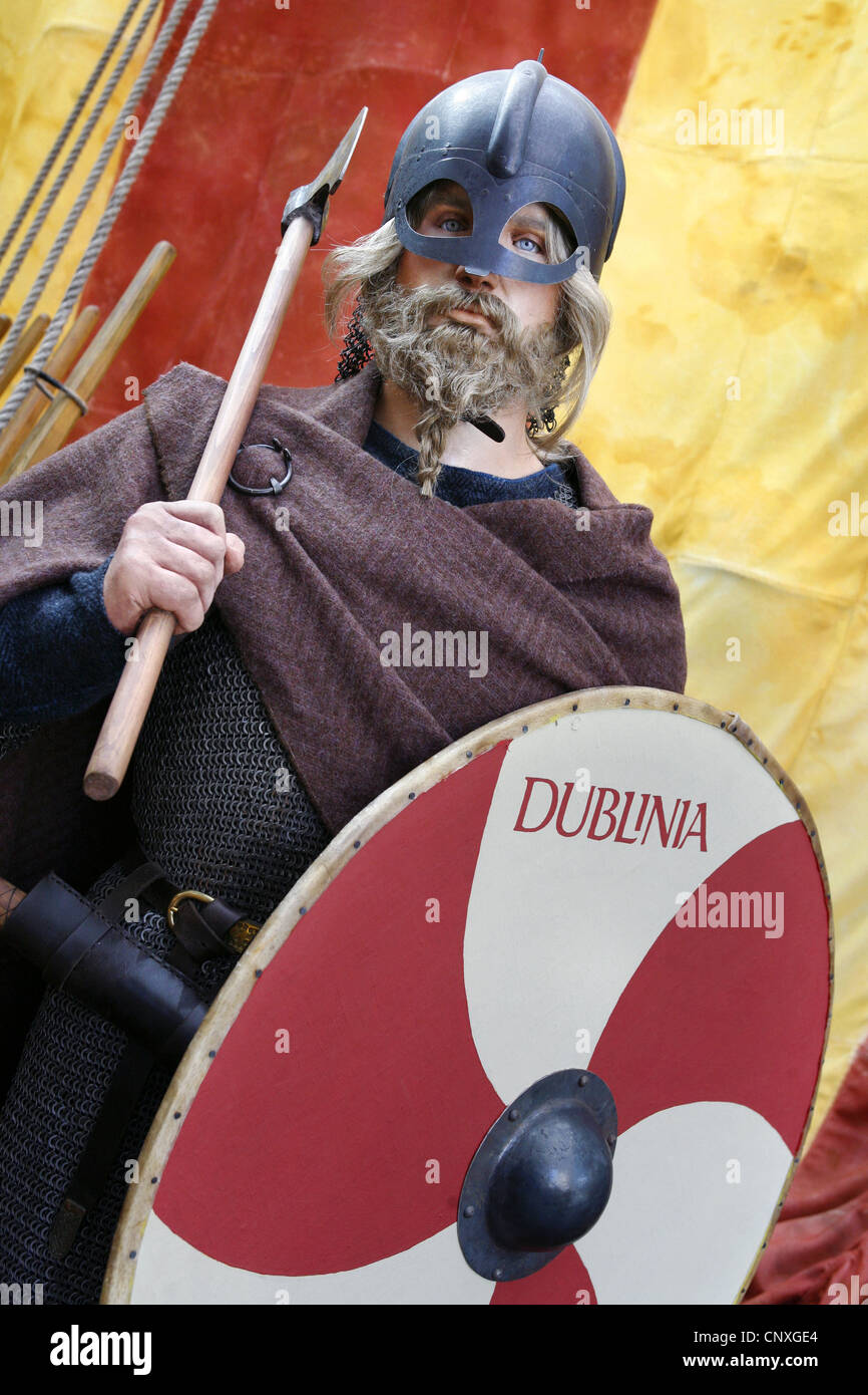 Ausstellung, Dublinia Viking und mittelalterliches Museum, Dublin, Irland Stockfoto
