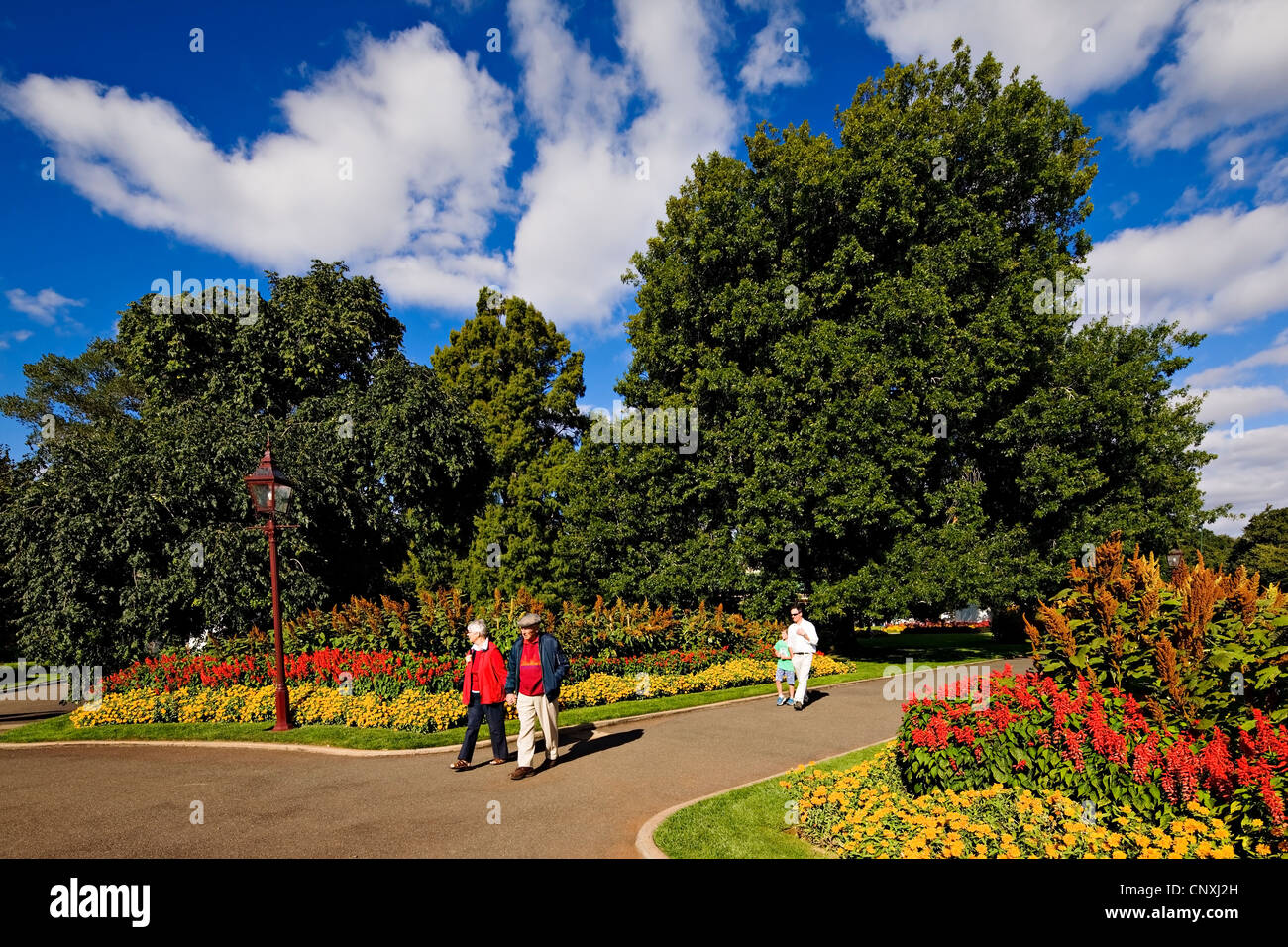 Ballarat, Australien / der botanischen Gärten in Ballarat, Victoria, Australien Stockfoto