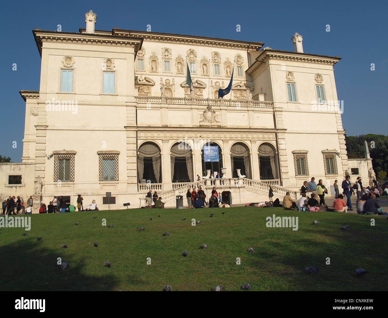 Galleria Borghese, Rom Stockfoto