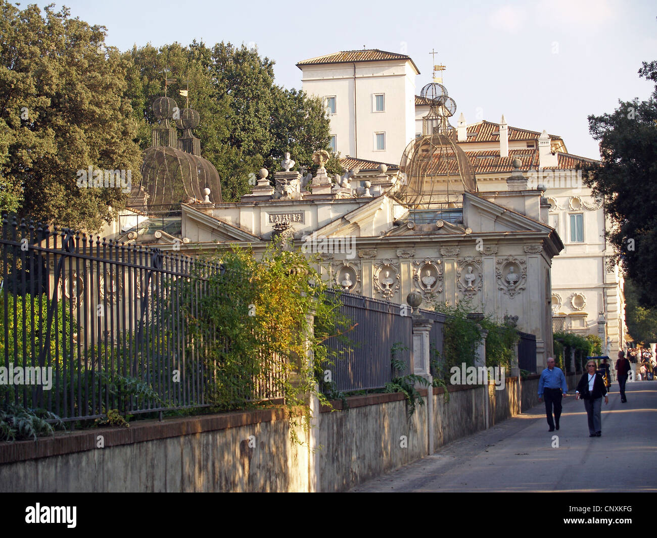 Die Orangerie im Villa Borghese, Rom Stockfoto