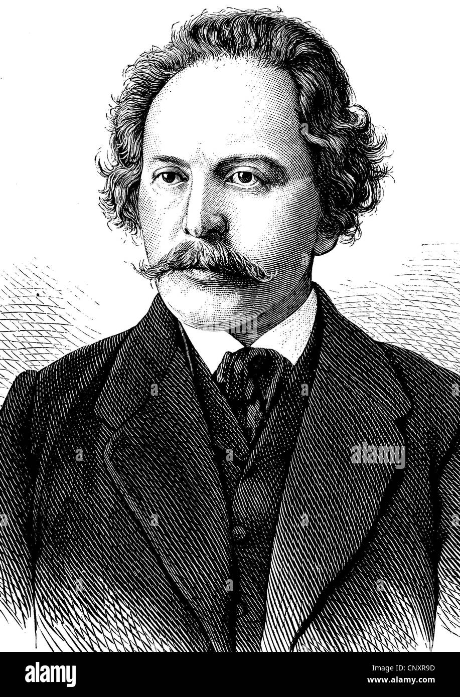 Karl Goldmark, auch bekannt als Carl Goldmark oder Karoly Goldmark, 1830-1915, ein österreichischer Komponist, Violinist und Musik Te Stockfoto