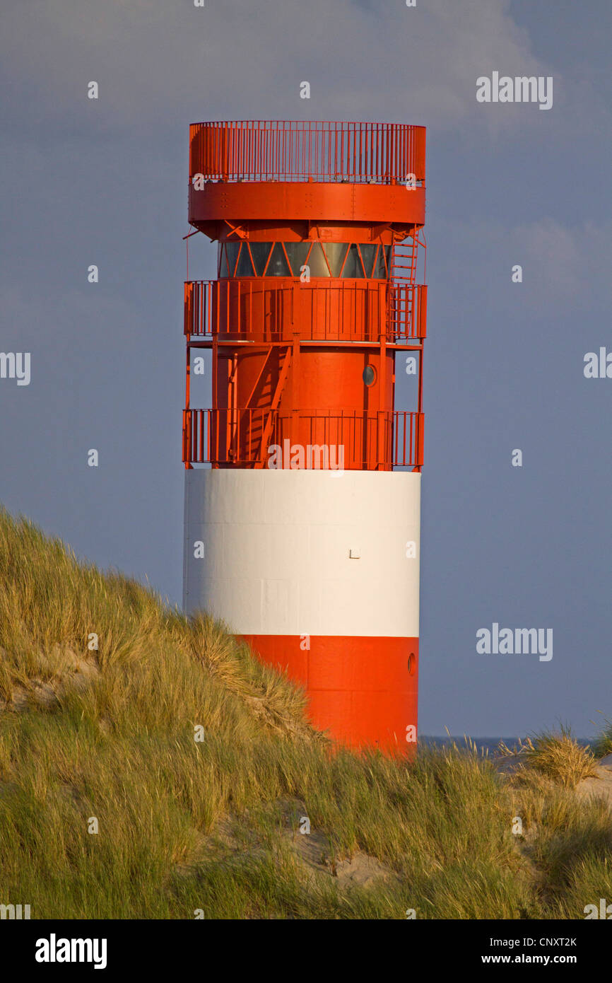Leuchtturm in den Dünen, Deutschland, Schleswig-Holstein, Helgoland Stockfoto