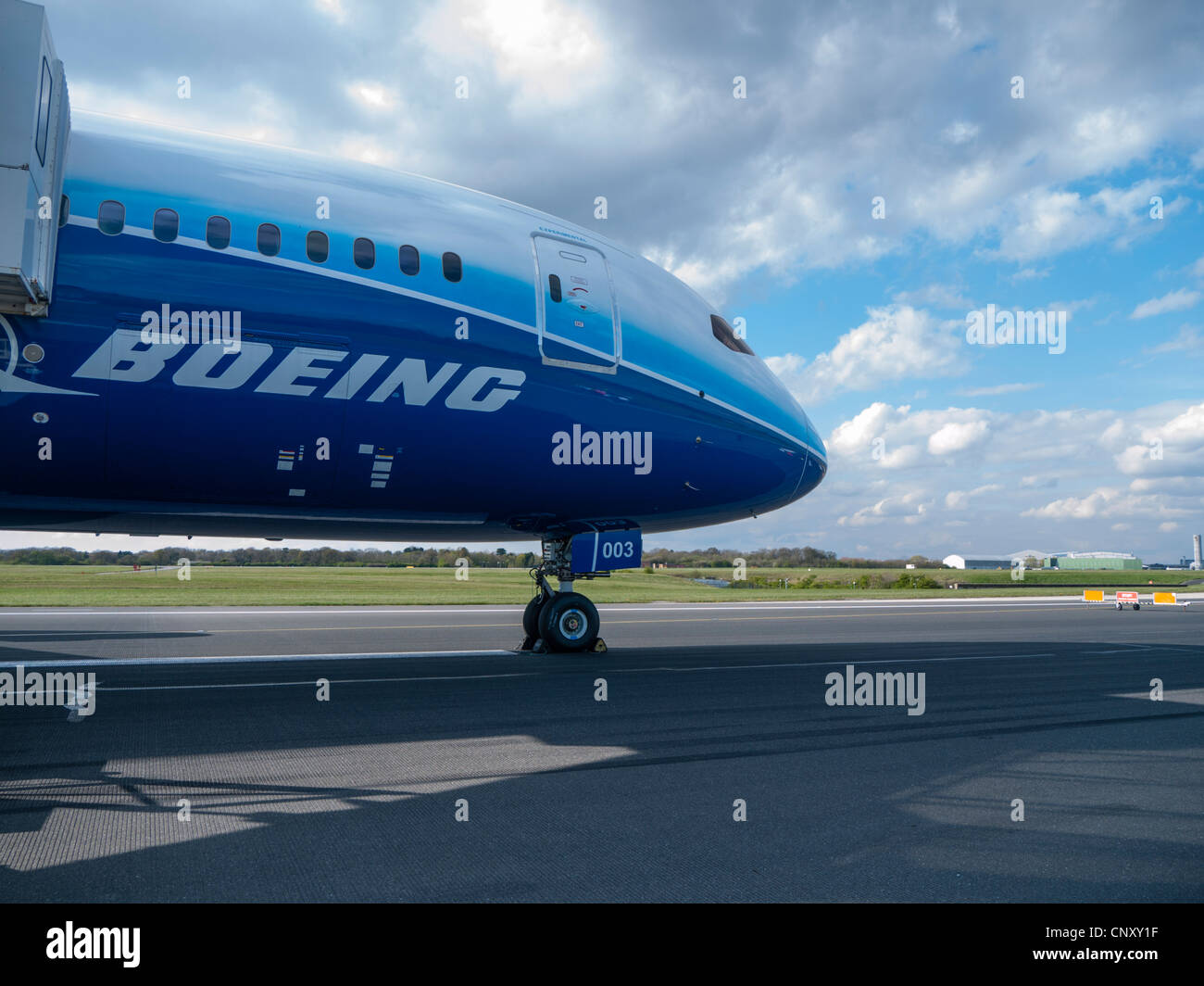 Boeing 787 Prototyp Nase Stockfoto