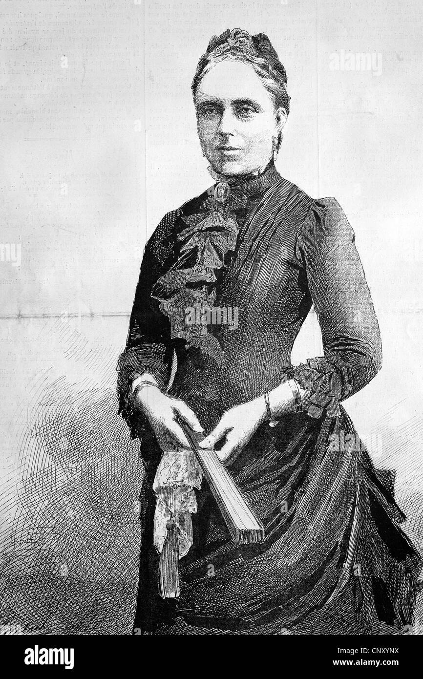 Victoria Adelaide Mary Louisa, Prinzessin von Großbritannien und Irland VA, 1840-1901, eine britische Prinzessin aus dem Haus von Saxe- Stockfoto