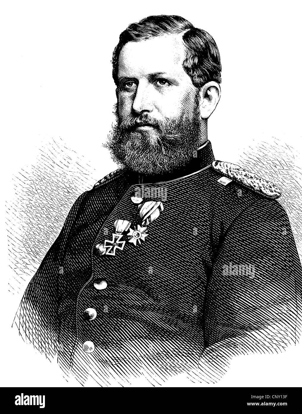 Albrecht Wilhelm Roth, 1757-1834, ein deutscher Arzt und Botaniker, historische Gravur, ca. 1889 Stockfoto