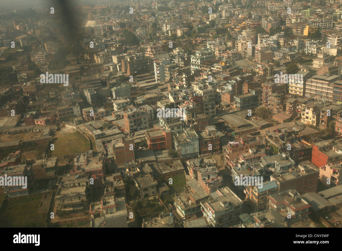 Luftaufnahme von Kathmandu, Nepal. Stockfoto