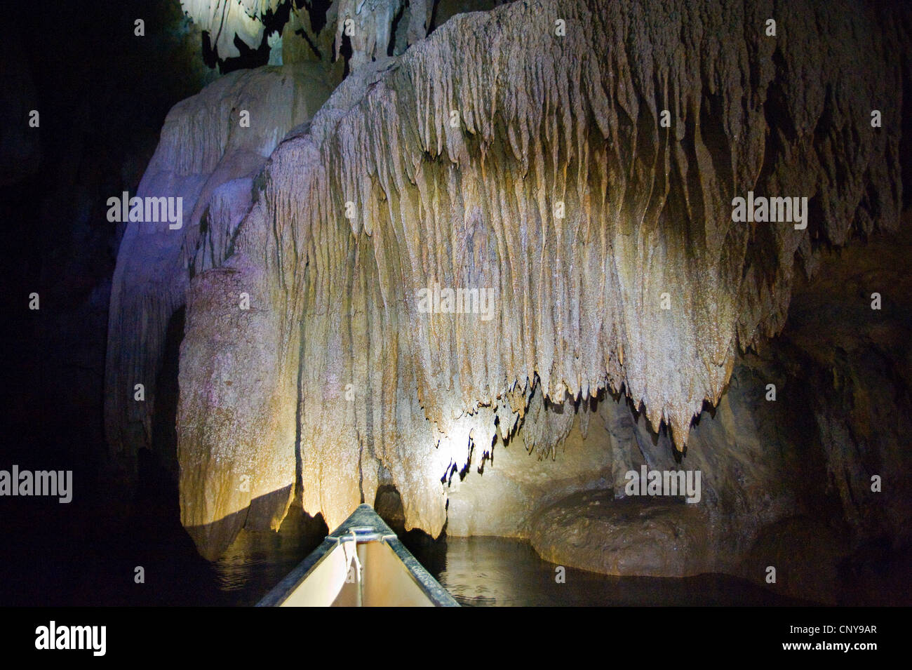 Barton Creek Höhle, belize Stockfoto