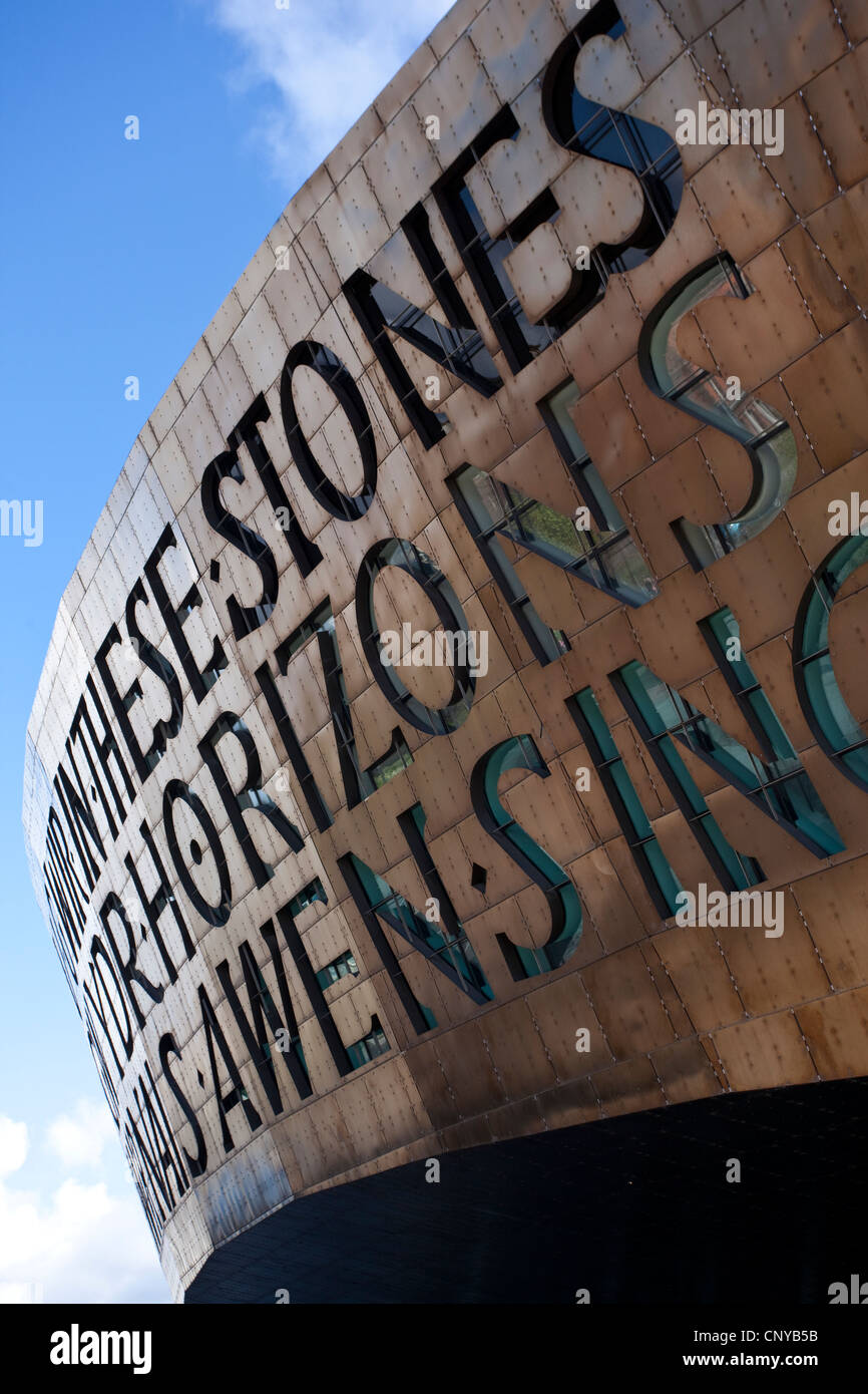 Wales Millennium Centre in Cardiff, Wales, UK Stockfoto