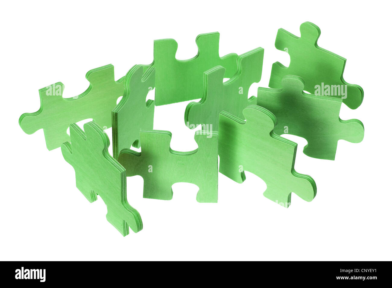 Jigsaw Puzzle-Teile Stockfoto