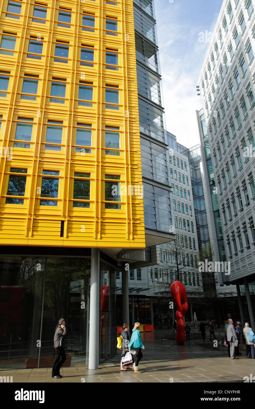 Zentrale St Giles Piazza, London UK Stockfoto