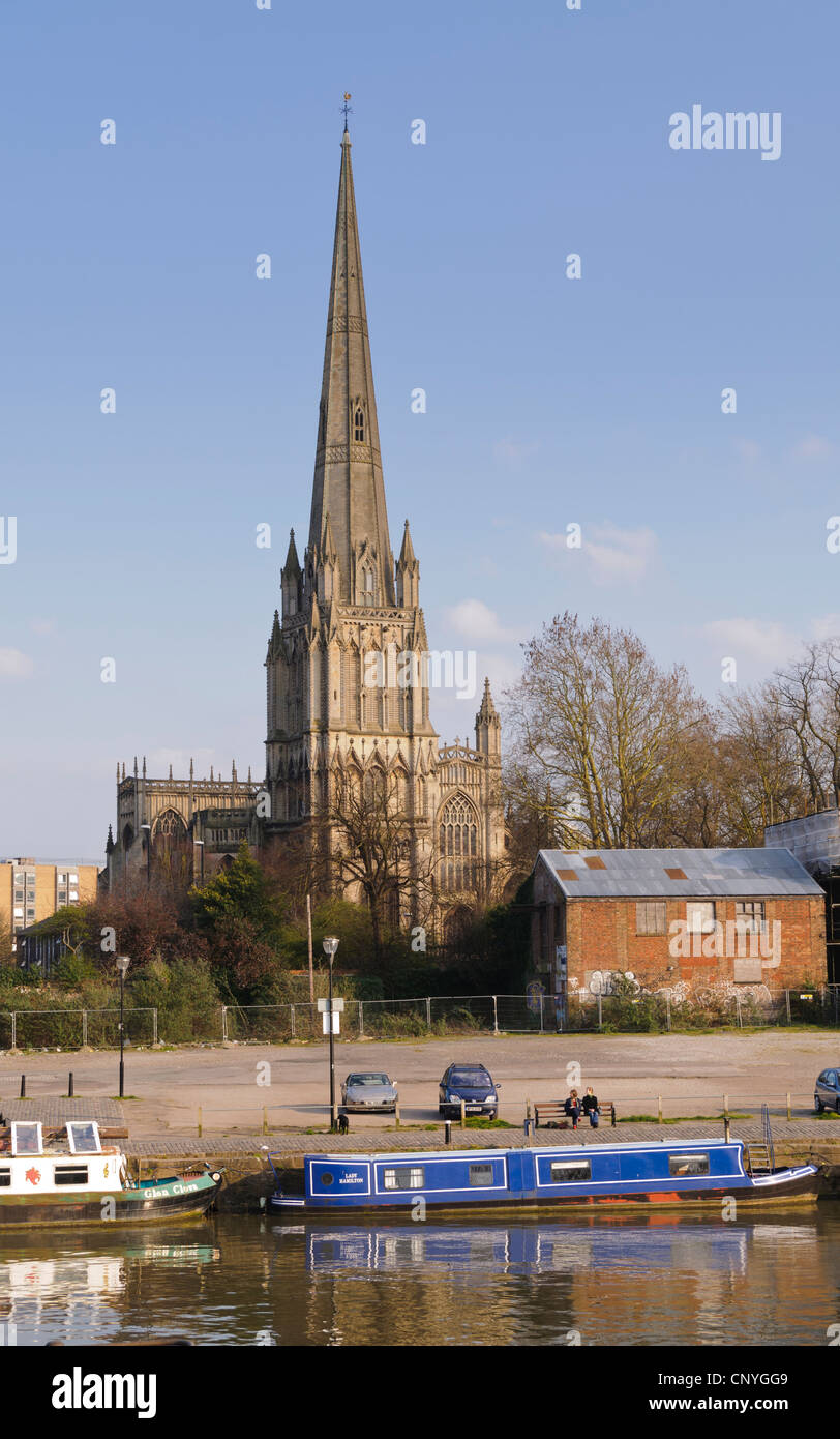 Kirche St. Mary Redcliffe in Bristol, Großbritannien Stockfoto