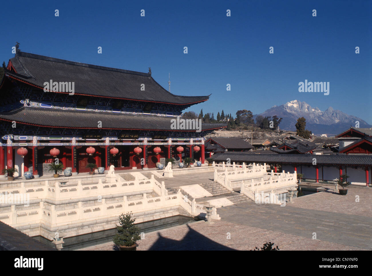 China, Yunnan, Lijiang, Mu Verwaltungsgebäude, Stockfoto