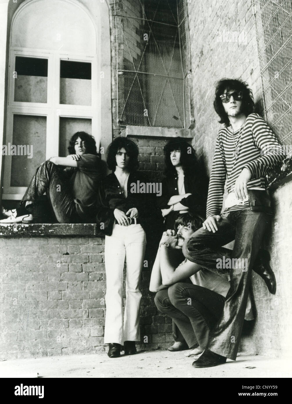 DEEP PURPLE-Promo-Foto von UK-Rock-Gruppe über 1990 Stockfoto