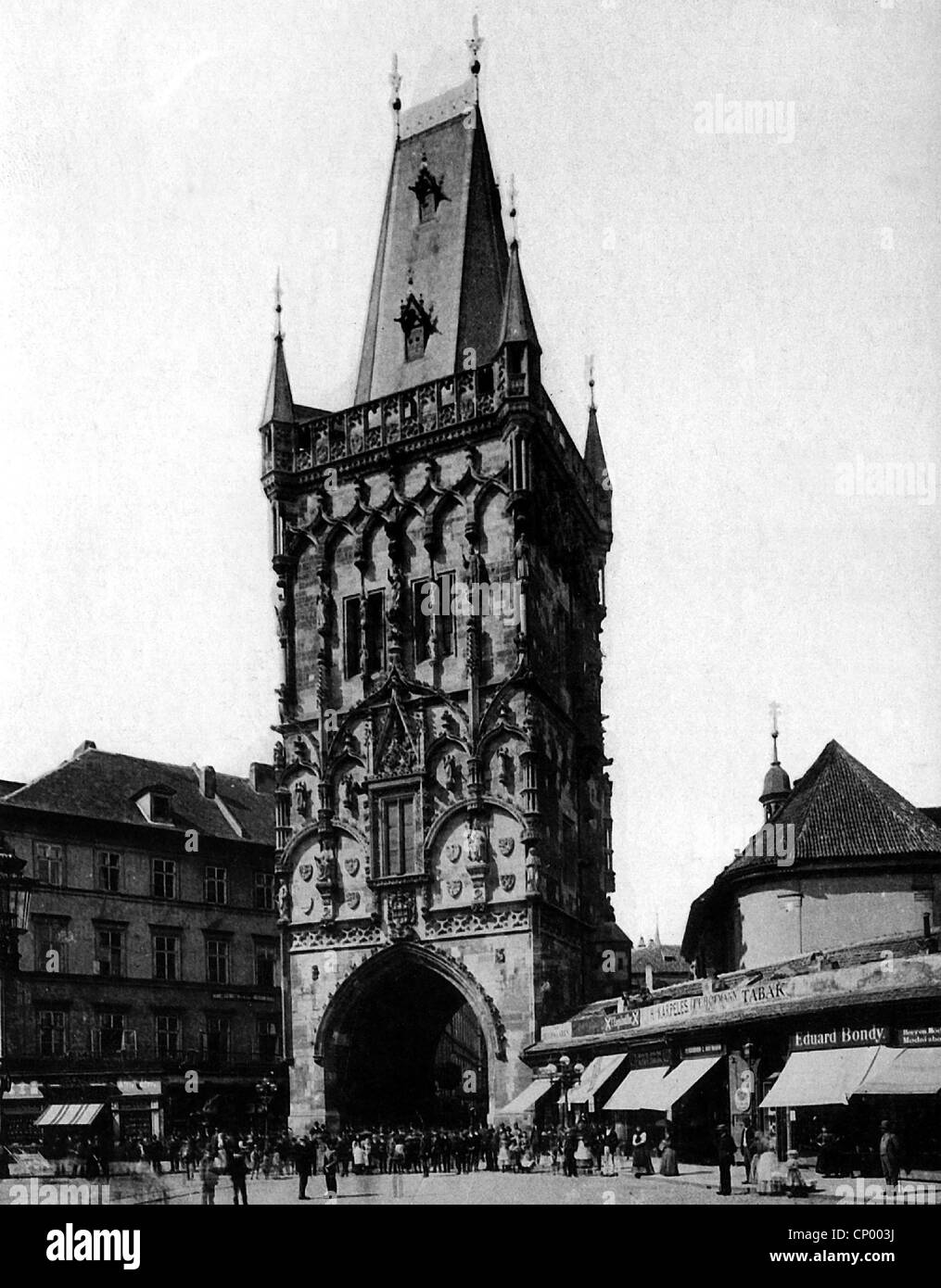 Geographie / Reisen, Tschechoslowakei, Prag, Altstadt, Pulverturm, Zeitschrift, 1901, Zusatzrechte-Clearences-nicht vorhanden Stockfoto