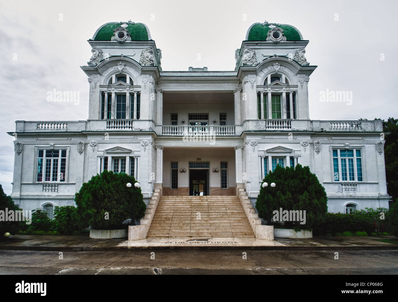 Schöner Palast in der Stadt Cienfuegos, Kuba Stockfoto