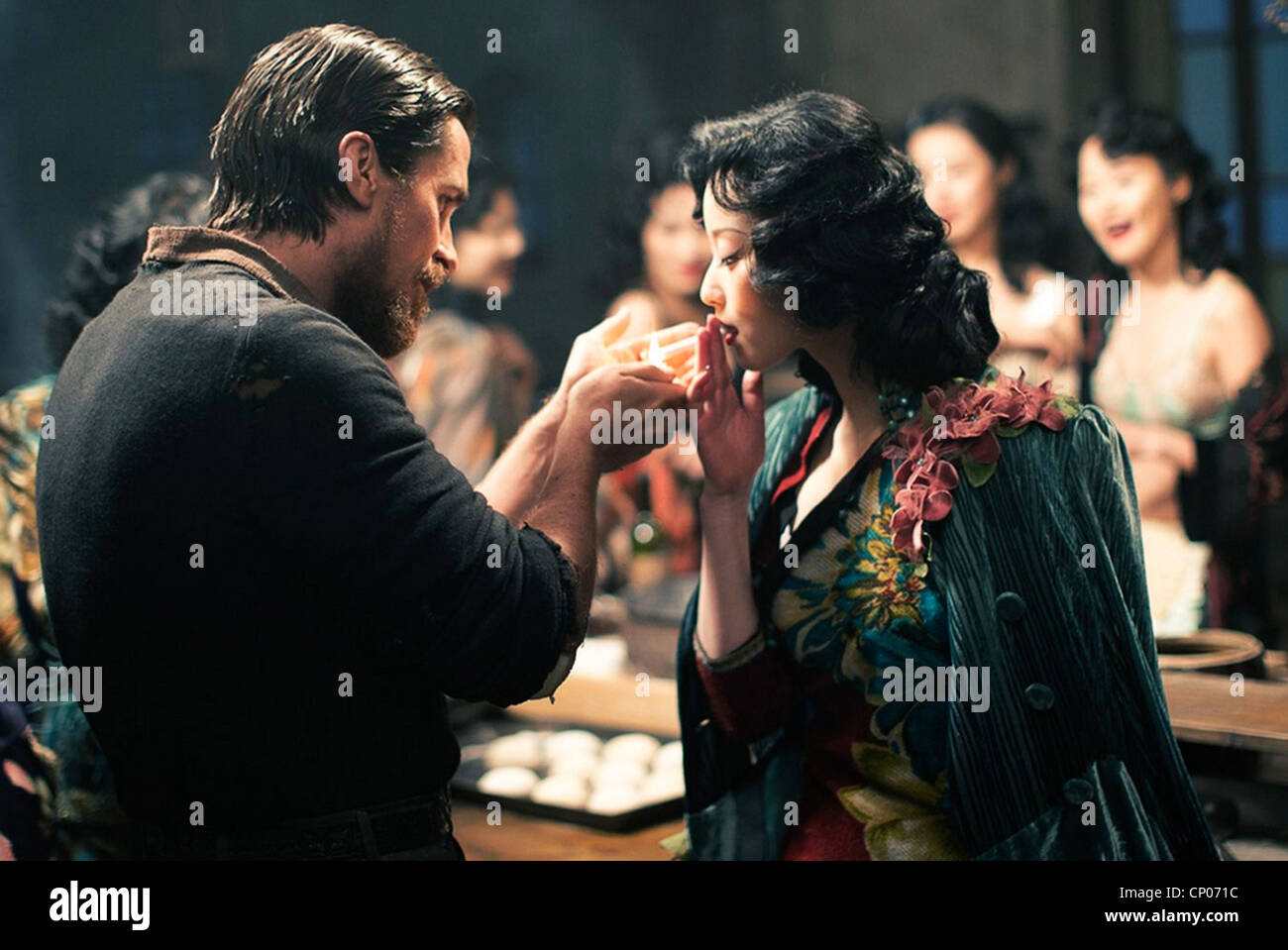 DIE Blumen des Krieges 2011 Bejing New Picture Film Co. Produktion mit Christian Bale Stockfoto