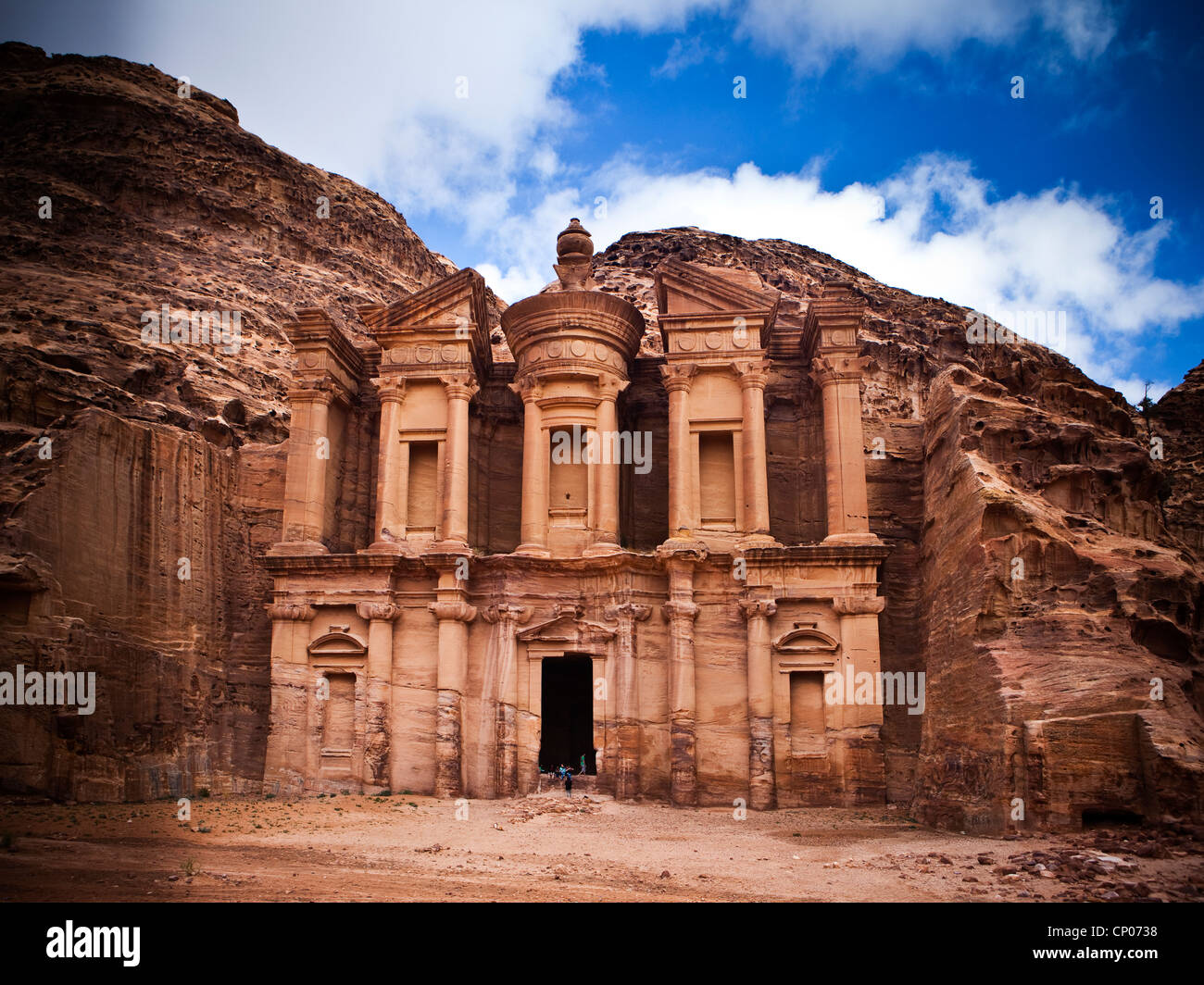 Das Kloster (Al-Deir), Petra, Jordanien, Westasien Stockfoto