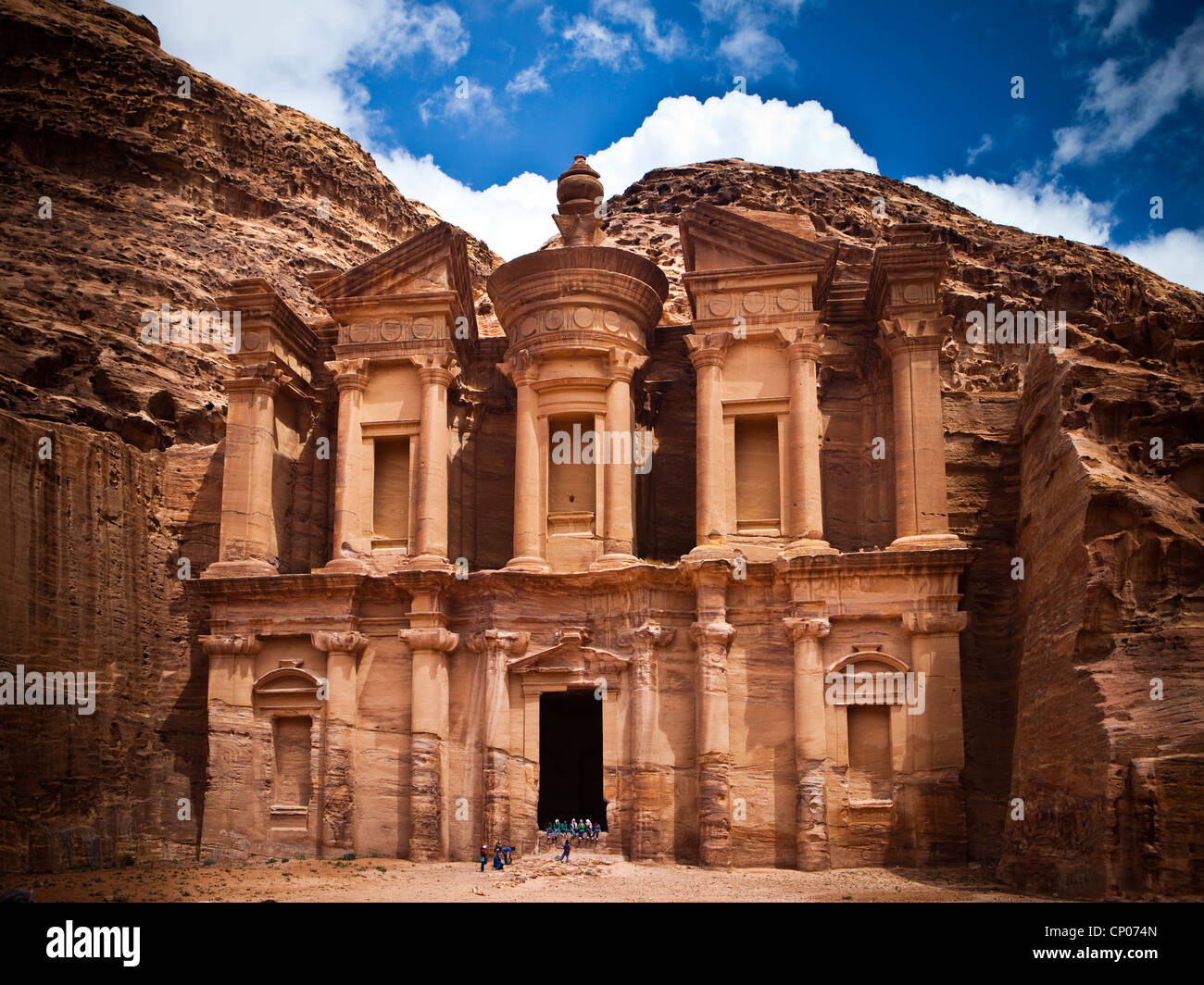 Das Kloster (Al-Deir), Petra, Jordanien, Westasien Stockfoto