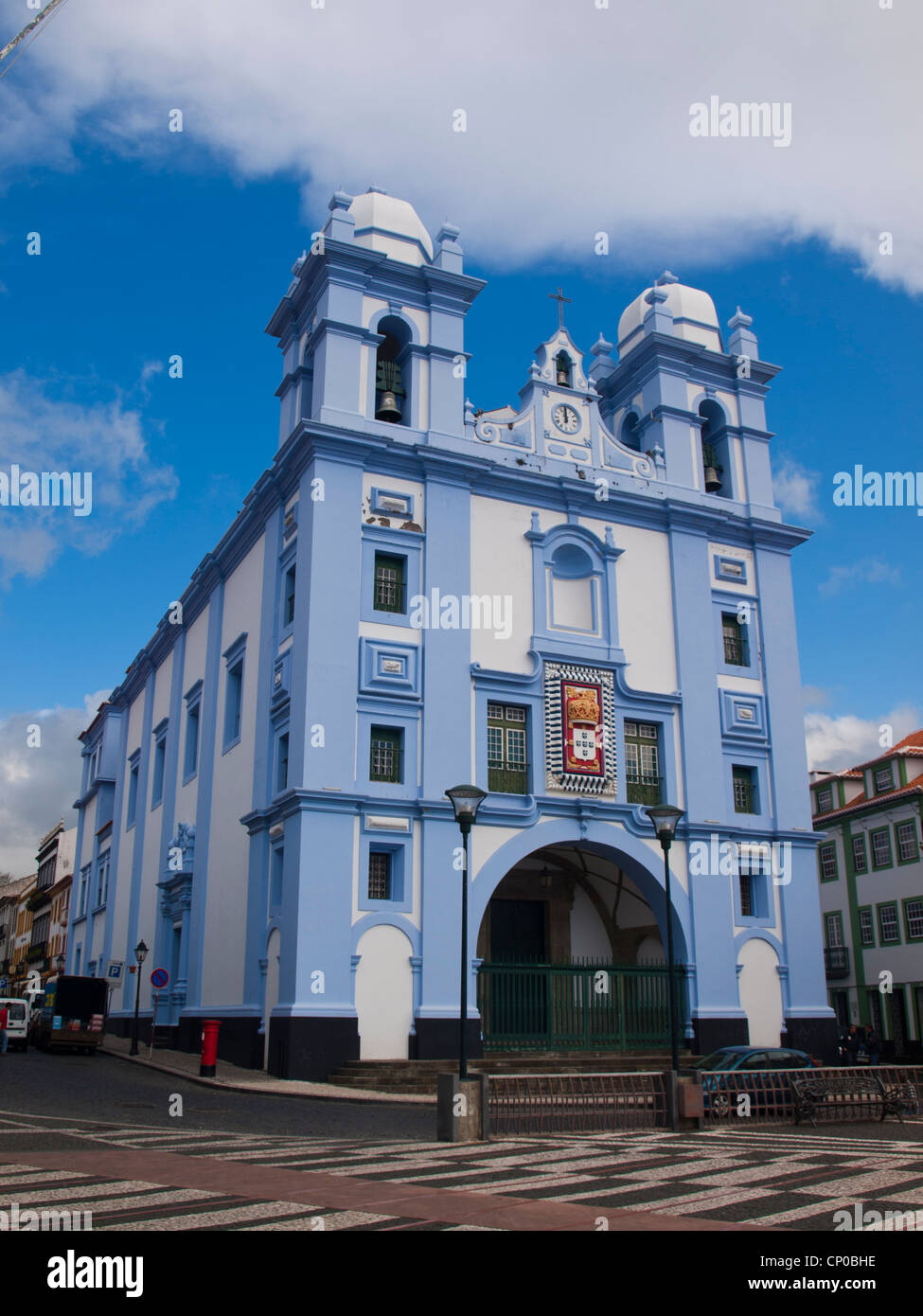 Misericordia Kirche in der Innenstadt von Angra do Heroismo Stockfoto