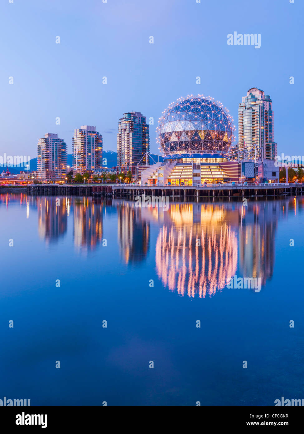 Telus Science World, Vancouver Stockfoto