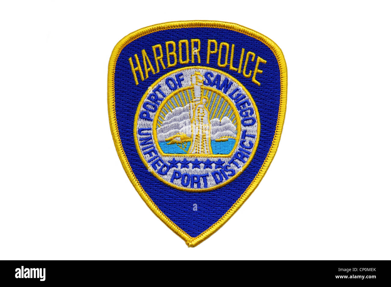 Hafen von San Diego Harbor Police patch Stockfoto