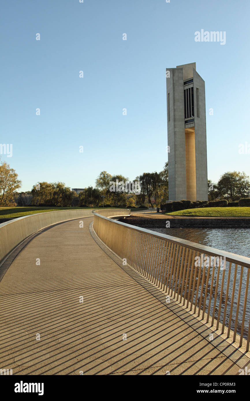 Australian National Carillon, Canberra. Stockfoto