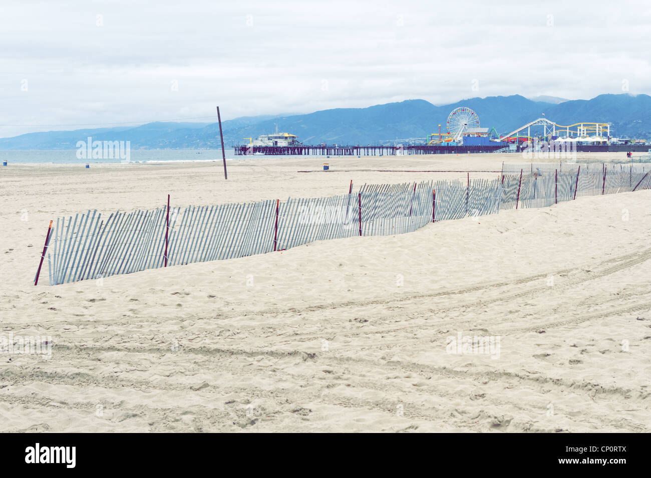 Santa Monica Pier, Kalifornien Stockfoto