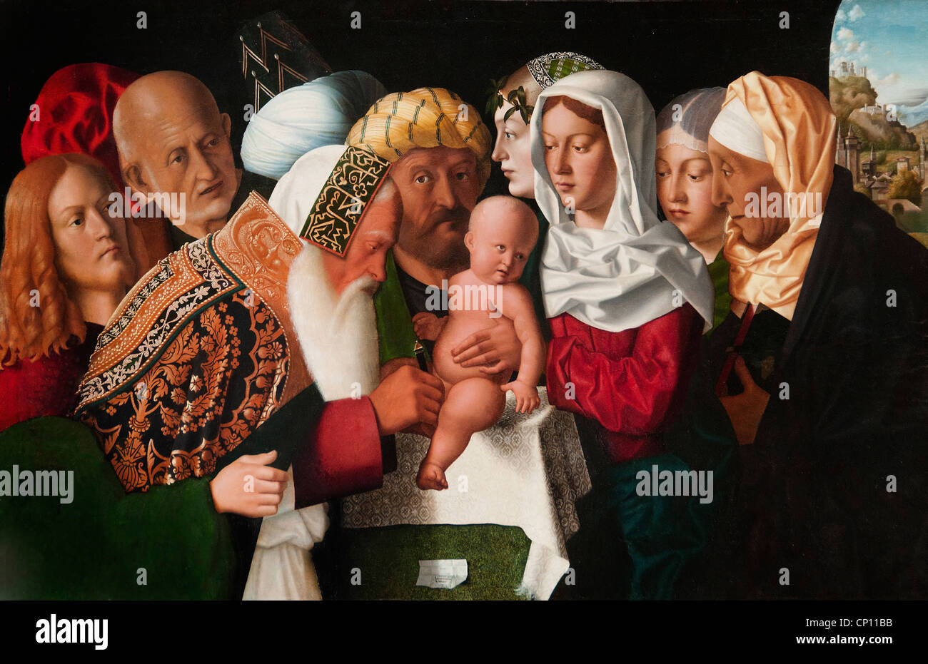 Die Beschneidung 1506 von BARTOLOMEO VENETO 1502 – 1531 BARTOLOMEO VENETO Italien Italienisch Stockfoto