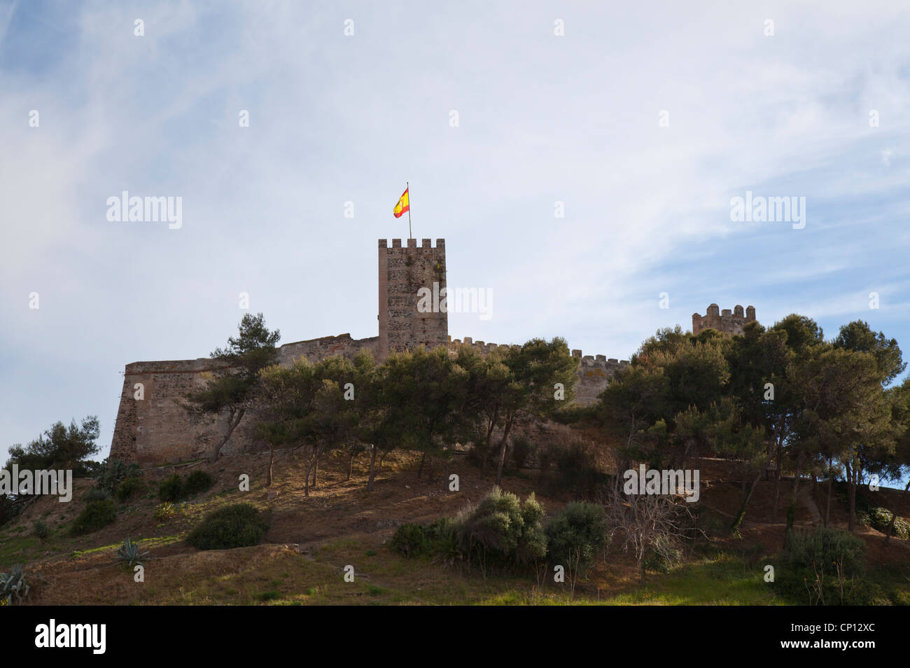 Schloss Wände, Fuengirola, Andalusien, Spanien Stockfoto